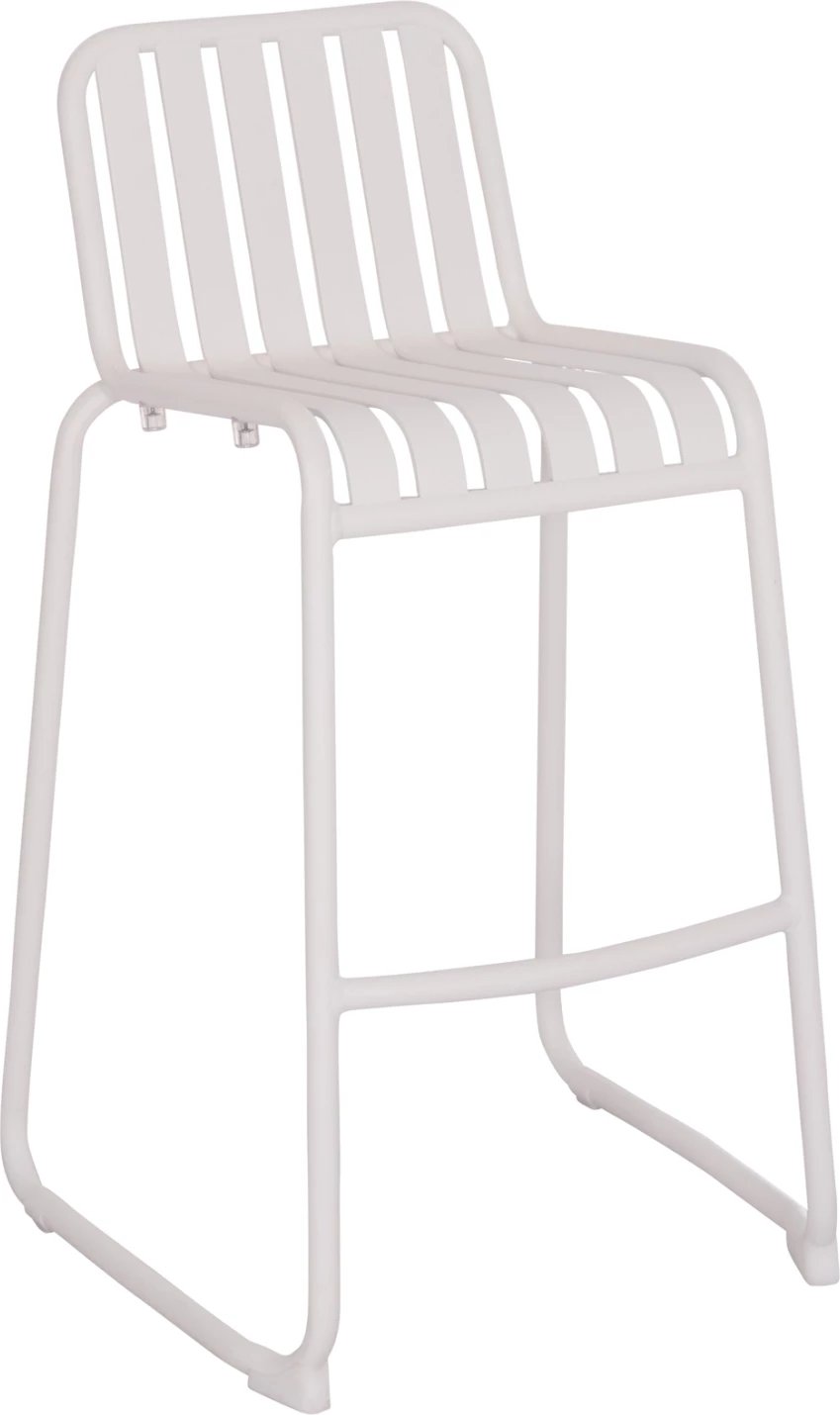 Karrige për bar alumini RACHEL, ngjyrë e bardhë, FH6341.02, 47x56.5x98.5cm