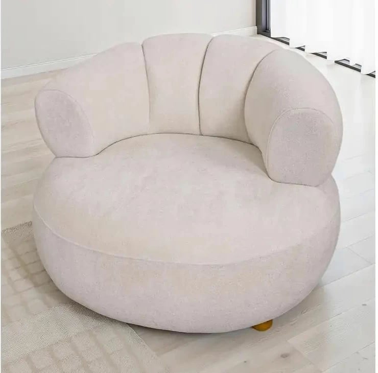 Karrige Wing New Roma, e bardhë, Atelier del Sofa