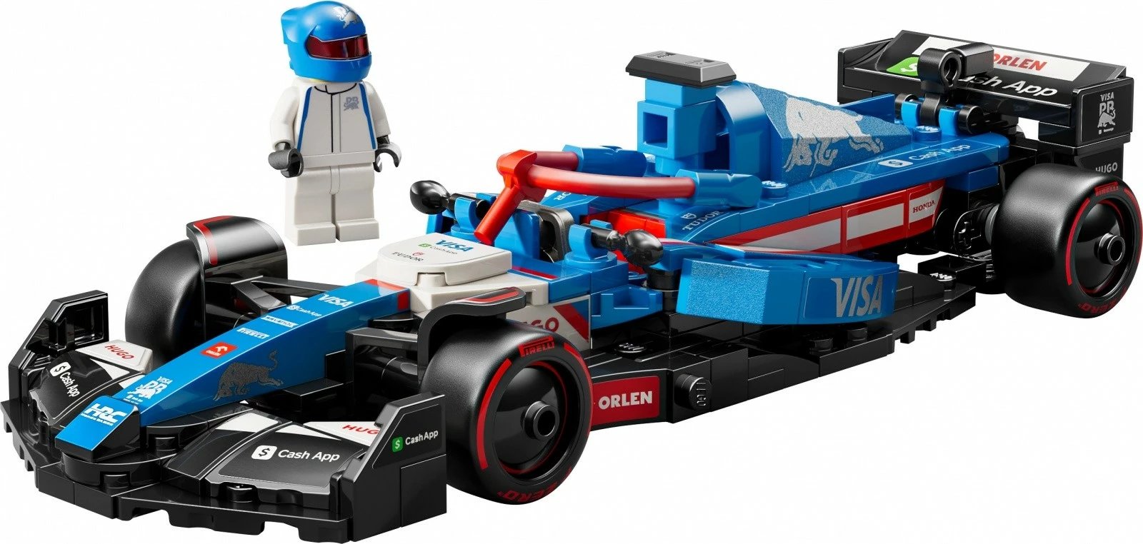 Set ndërtimi LEGO Speed Champions 77246 RB VCARB 01 F1 Race Car, 248 pjesë, Blu