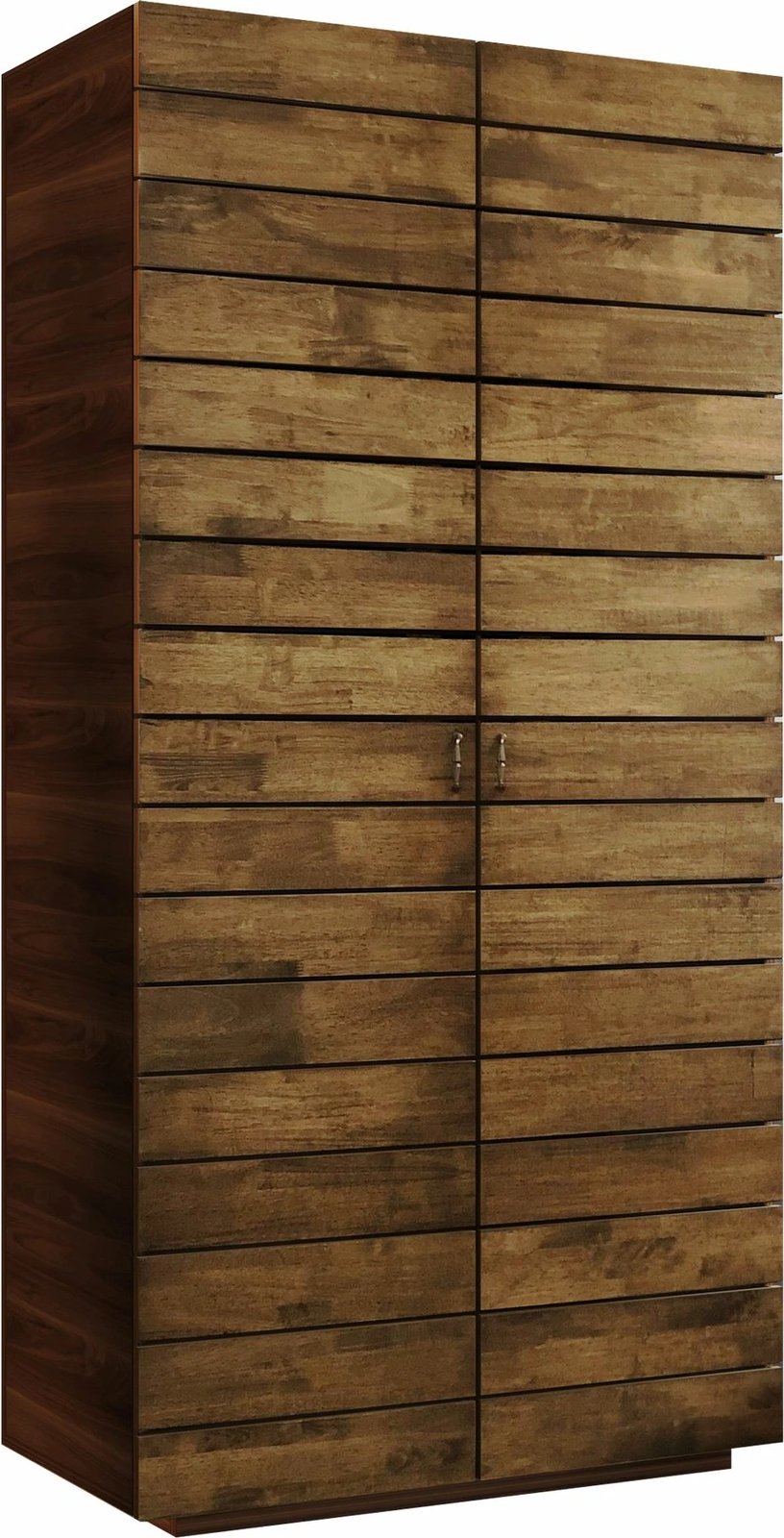 Dollap rrobash Skye Decor, Rb-167, ngjyrë kafe, 90x187x48 cm