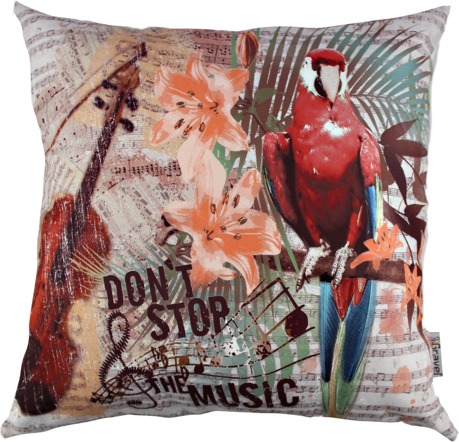 Jastëk dekorativ Evila Originals, A10806, shumëngjyrësh, 43x43cm