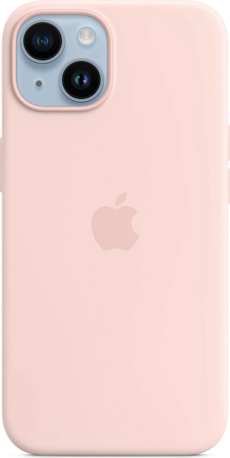 Mbështjellës silikonik Apple iPhone 14 me MagSafe, Chalk Pink