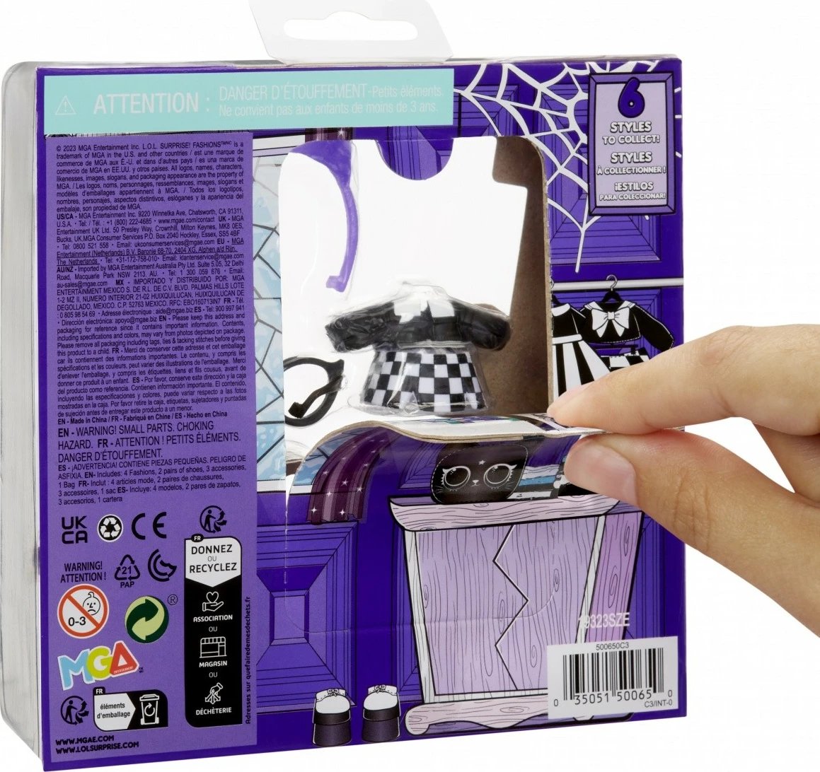 Set lodrash L.O.L. Surprise Fashion Packs, MGA, 12 copë, për vajza