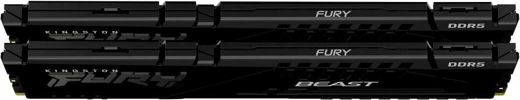 RAM Memorje Kingston FURY Beast DDR5, 32GB (2x16GB), 6000MHz, CL36, e zezë