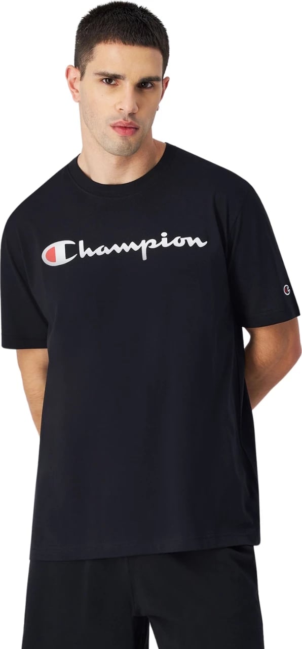 Maicë për meshkuj Champion, e zezë