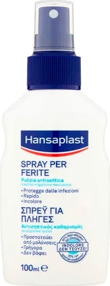 Spray antiseptik për plagë Hansaplast për fëmijë 100ml