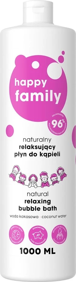 Lëng për banjë relaksuese HAPPY FAMILY Natural Relaxing unisex 1000ml