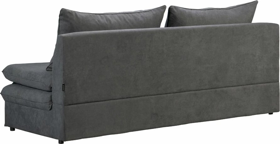 Krevati divan GIRASOLE, 3 vende, ngjyrë antracit ASTI 19, 200x87x90