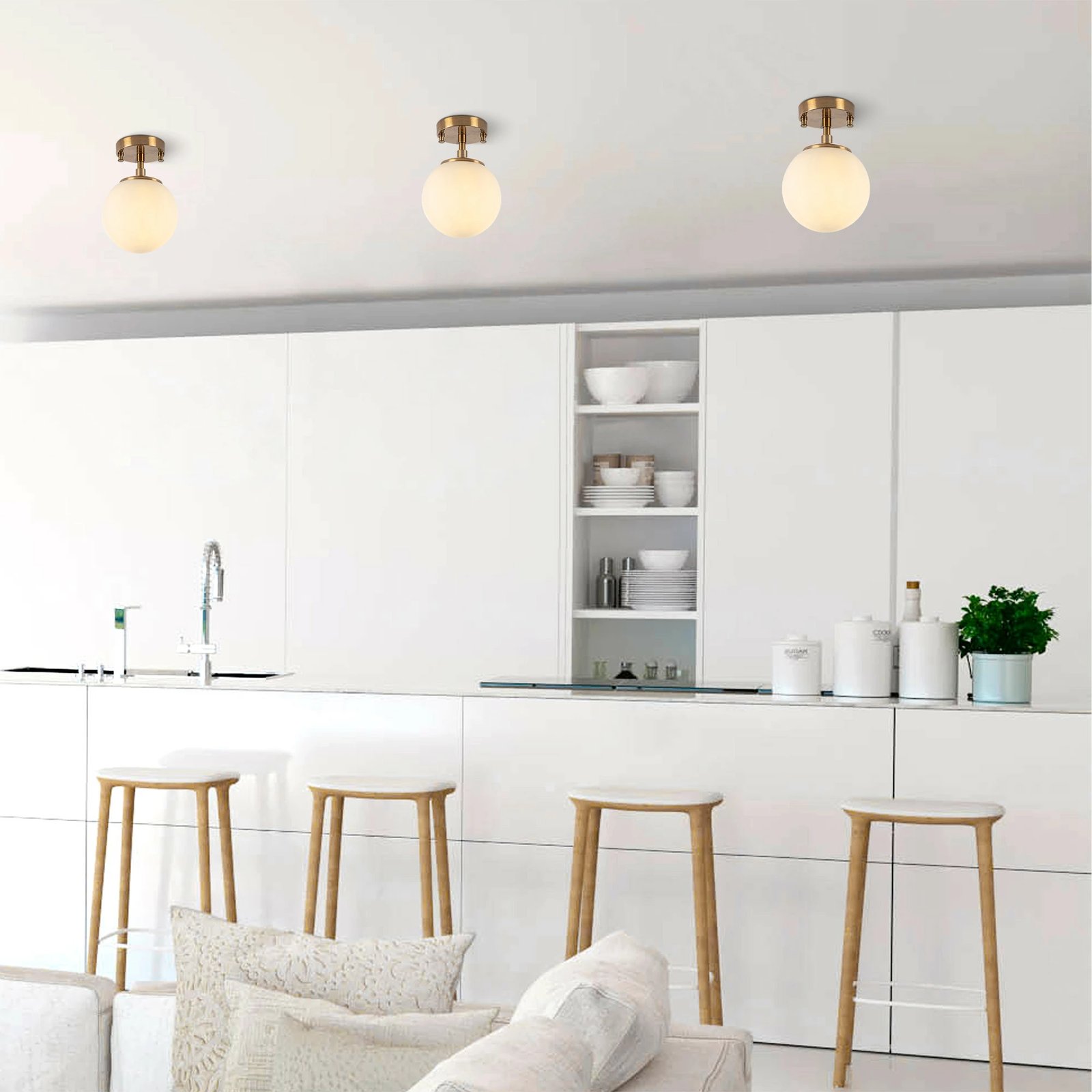 Llambë tavani vintage Opviq Atmaca - 10220