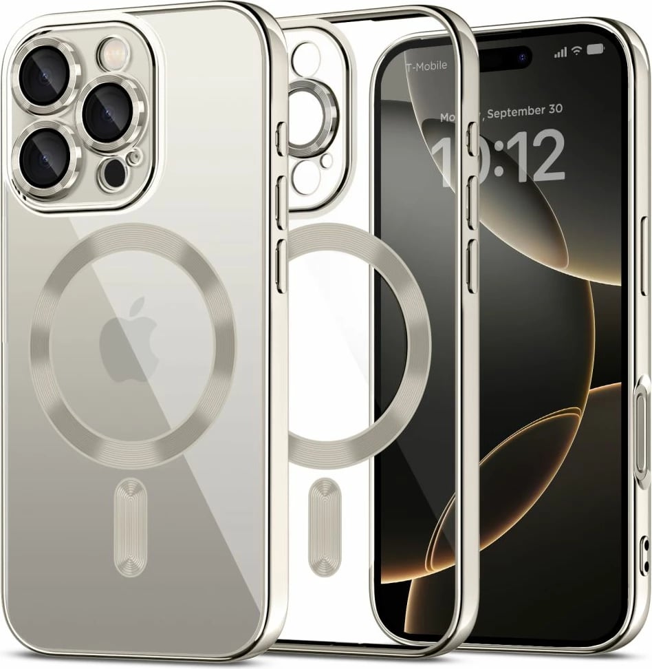 Mbështjellës Tech-Protect MagFlex për iPhone 16 Pro Max, MagSafe, Titanic