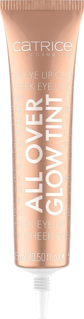 Shkëlqyes i lëngshëm për fytyr Catrice All Over Glow Tint, 030 Sun Dip, 15ml