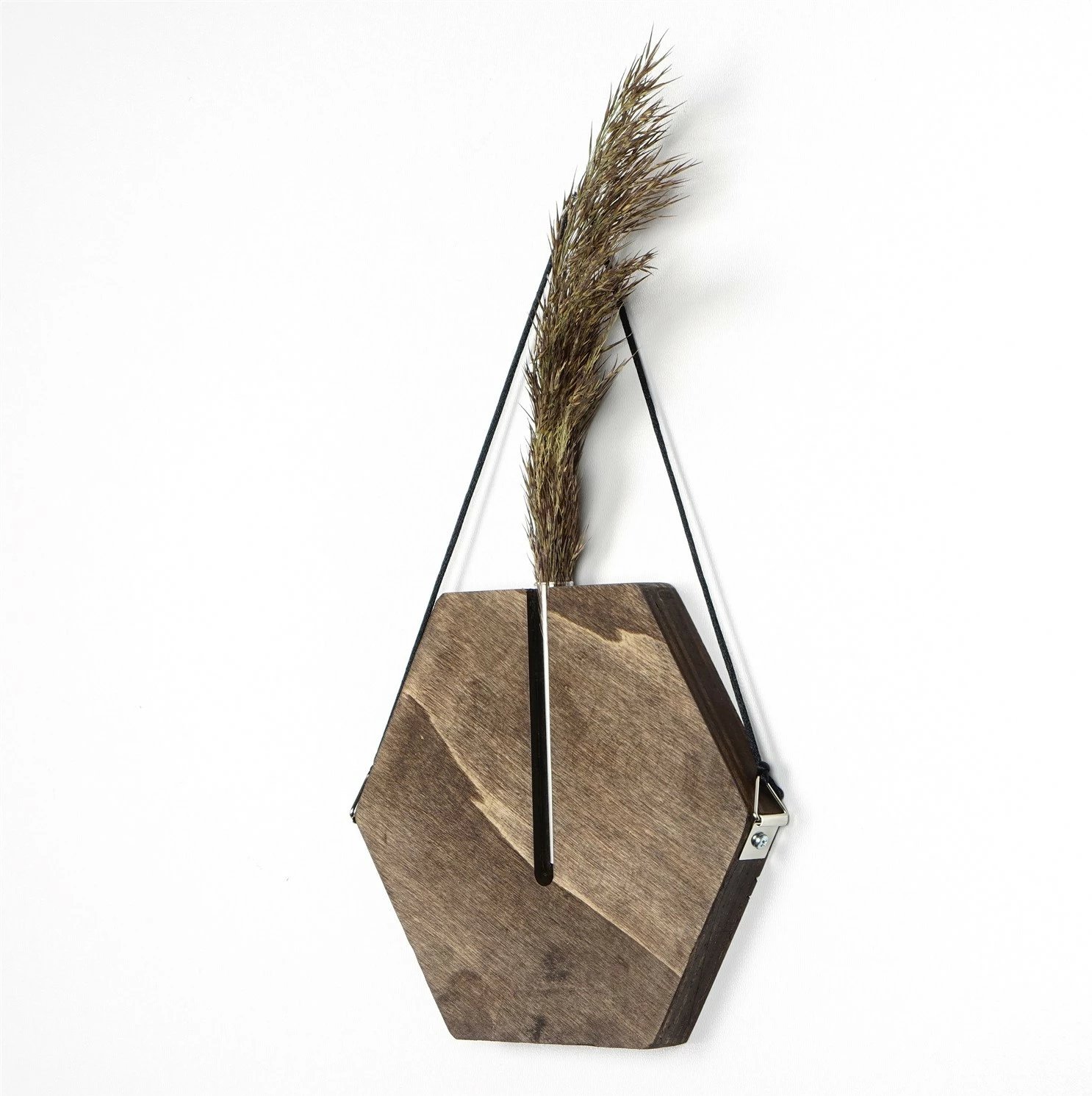 Aksesor dekorativ për mur, dru natyral, MEH169