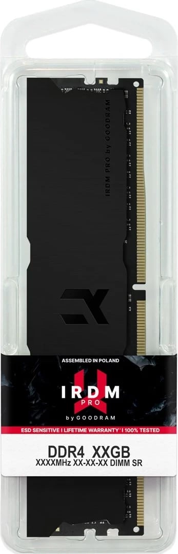 RAM Memorje Goodram IRDM PRO, 16 GB DDR4 3600 MHz, e zezë