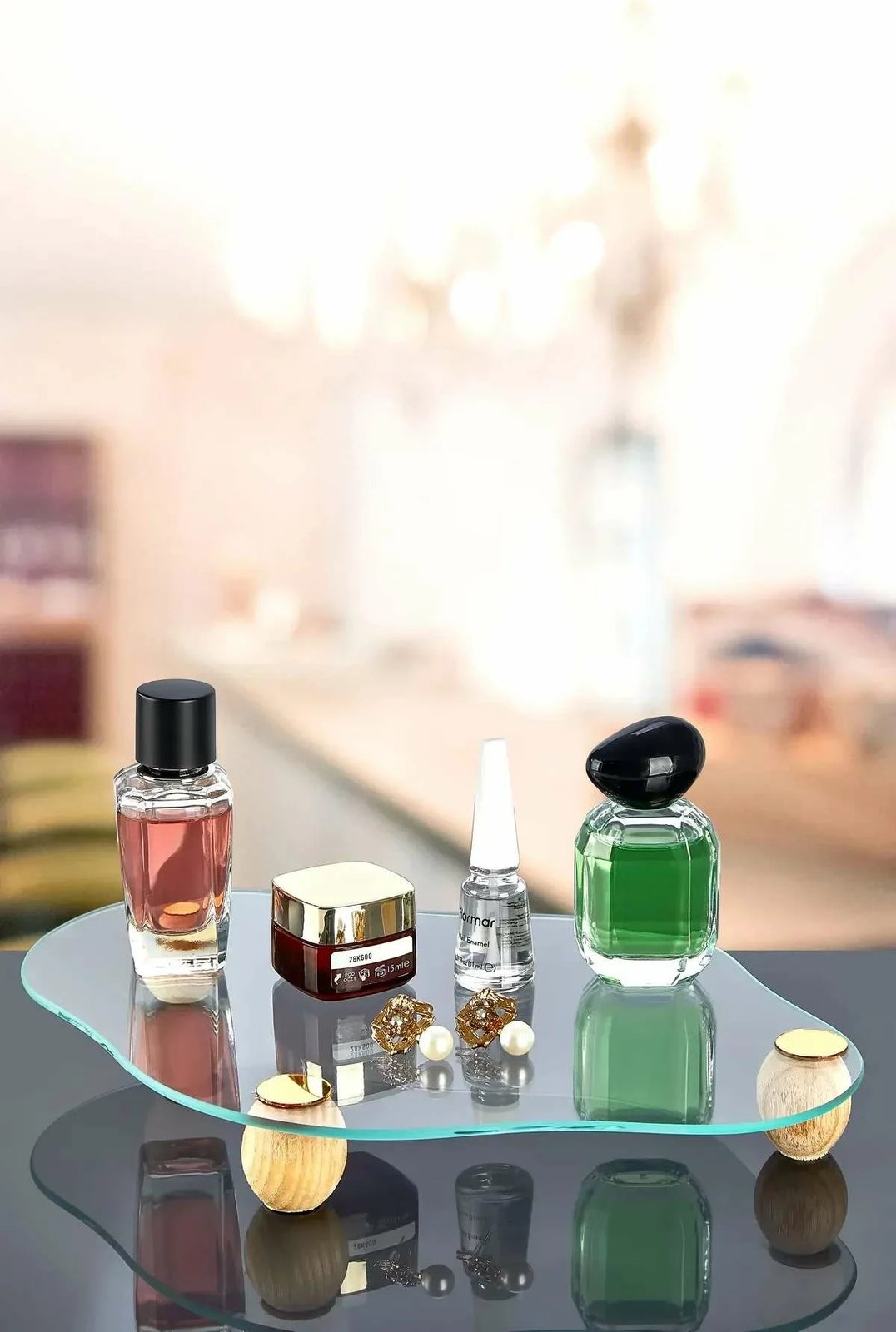 Tabaka xhami Hermia Concept, transparente, MCH10736, 32x23cm