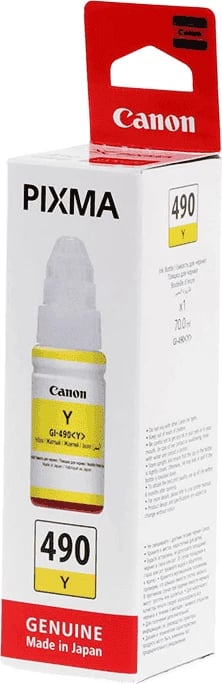 shishe boje Canon GI-490Y 0666C001 e verdhë
