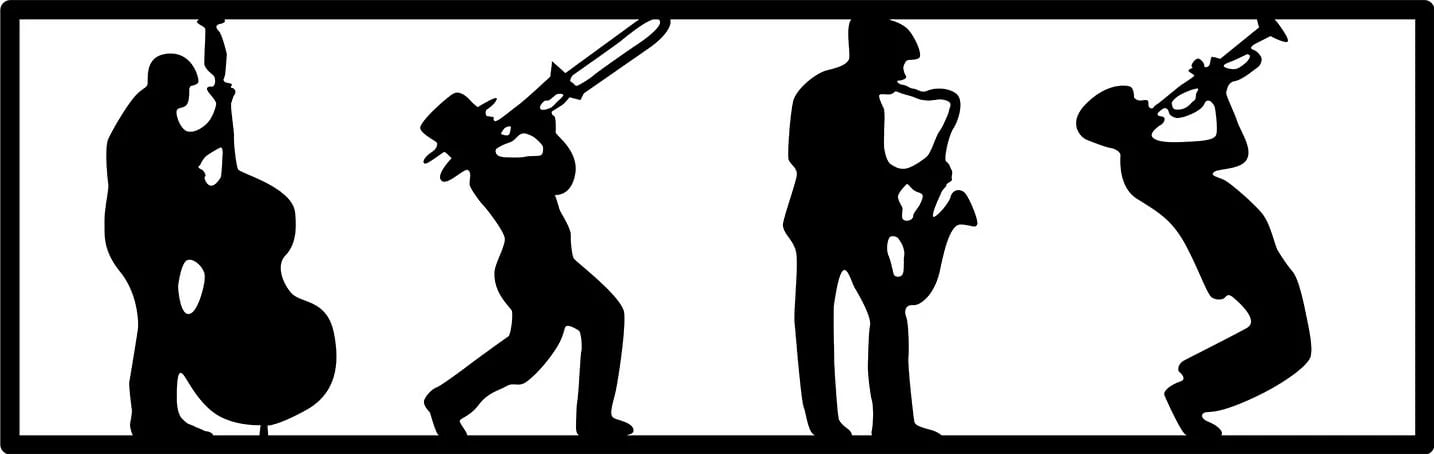 Aksesor dekorativ metalik për mur, Wallity Faraza, ngjyrë e zezë, 68x22cm