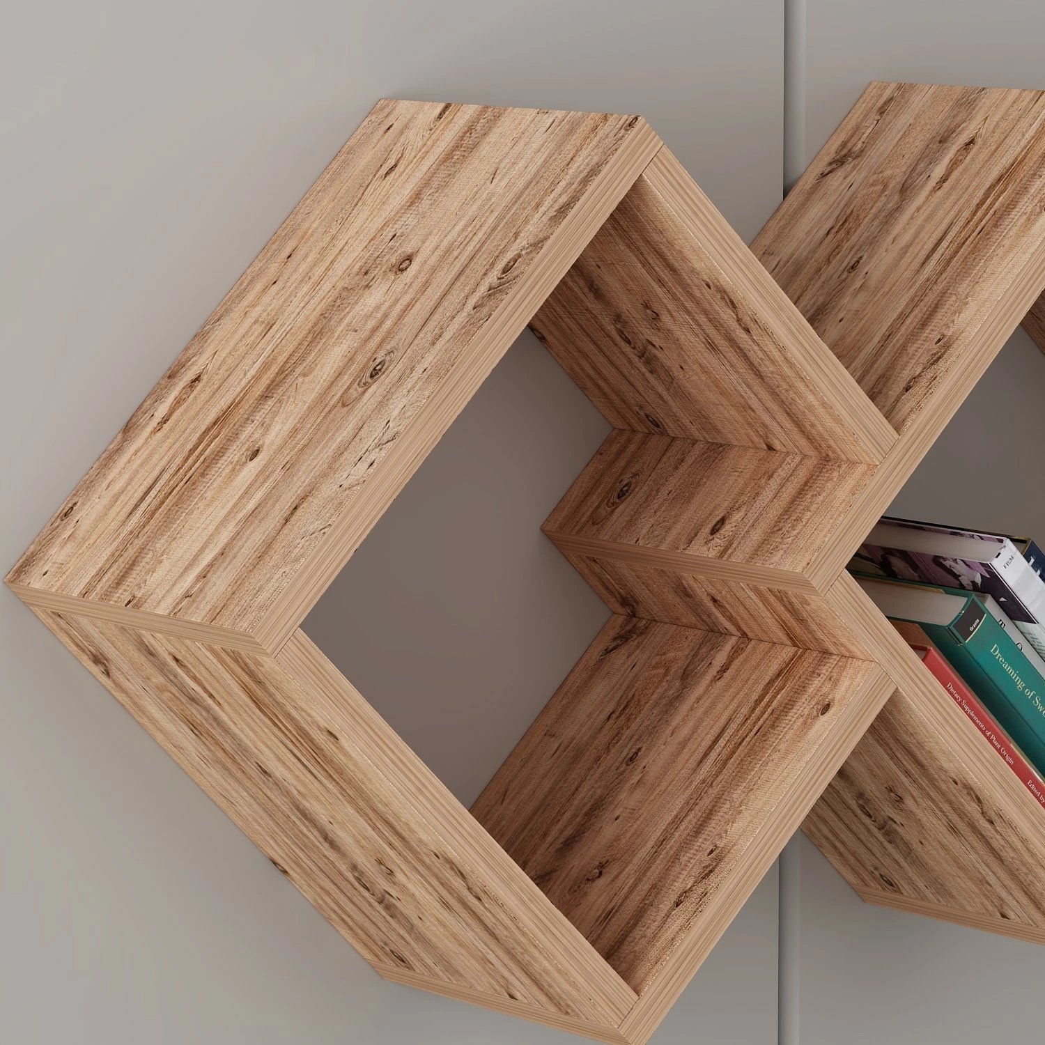 Raft muri Skye Decor, ngjyrë Atlantic Pine