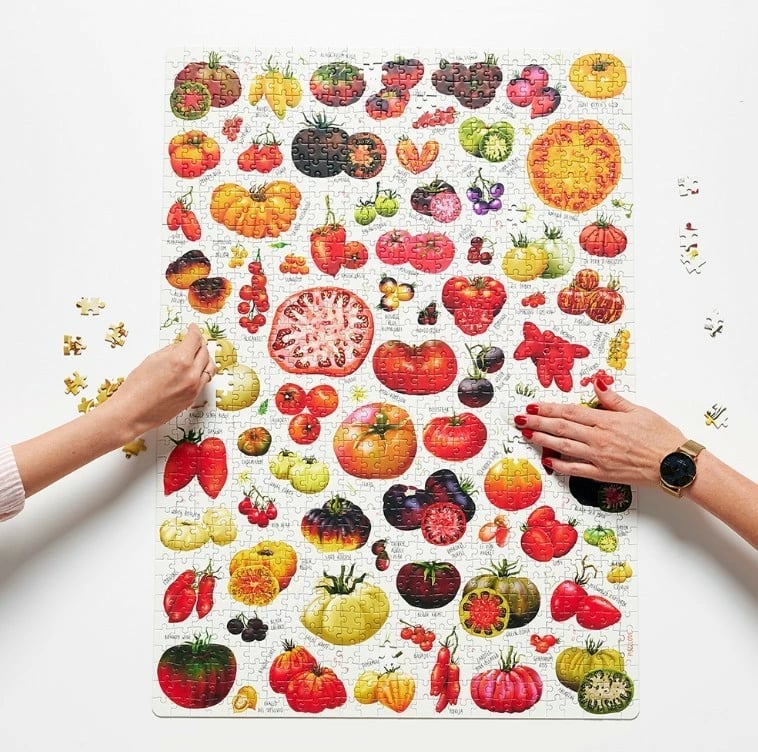 Puzzle CzuCzu Puzzlove Tomatoes 1000 pjesë, 48x68 cm