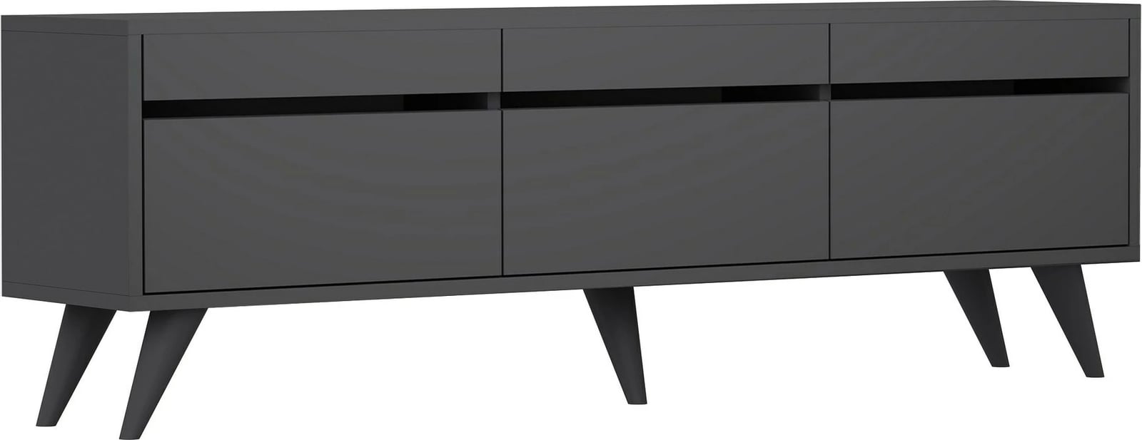 Komodë për TV, ngjyrë antracit, Skye Decor