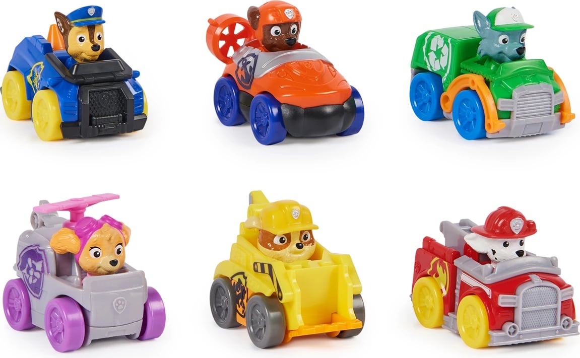 Paw Patrol Pup Squad Racers Figure Pack