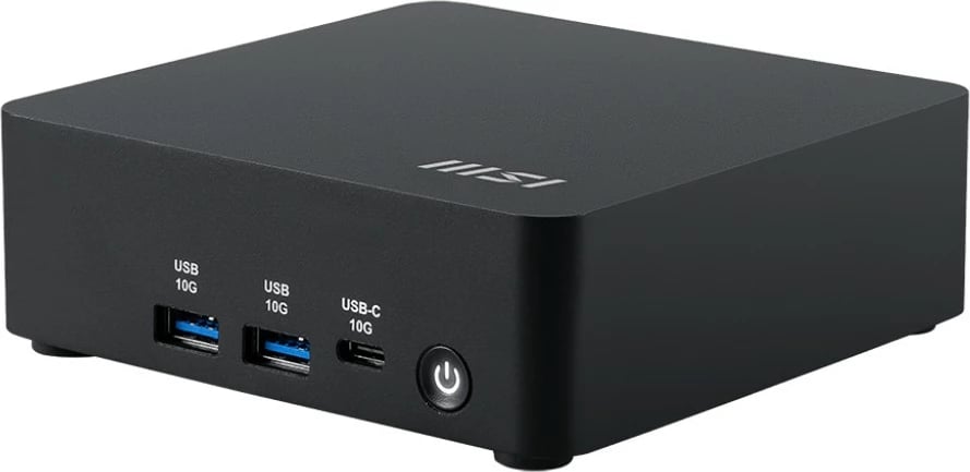 Mini PC, MSI, Cubi NUC AI 1UMG-005EU, Intel Core Ultra 7 155H, 16GB RAM Memorje, 1TB SSD, Wi‑Fi/BT, Windows 11 Pro, e zezë