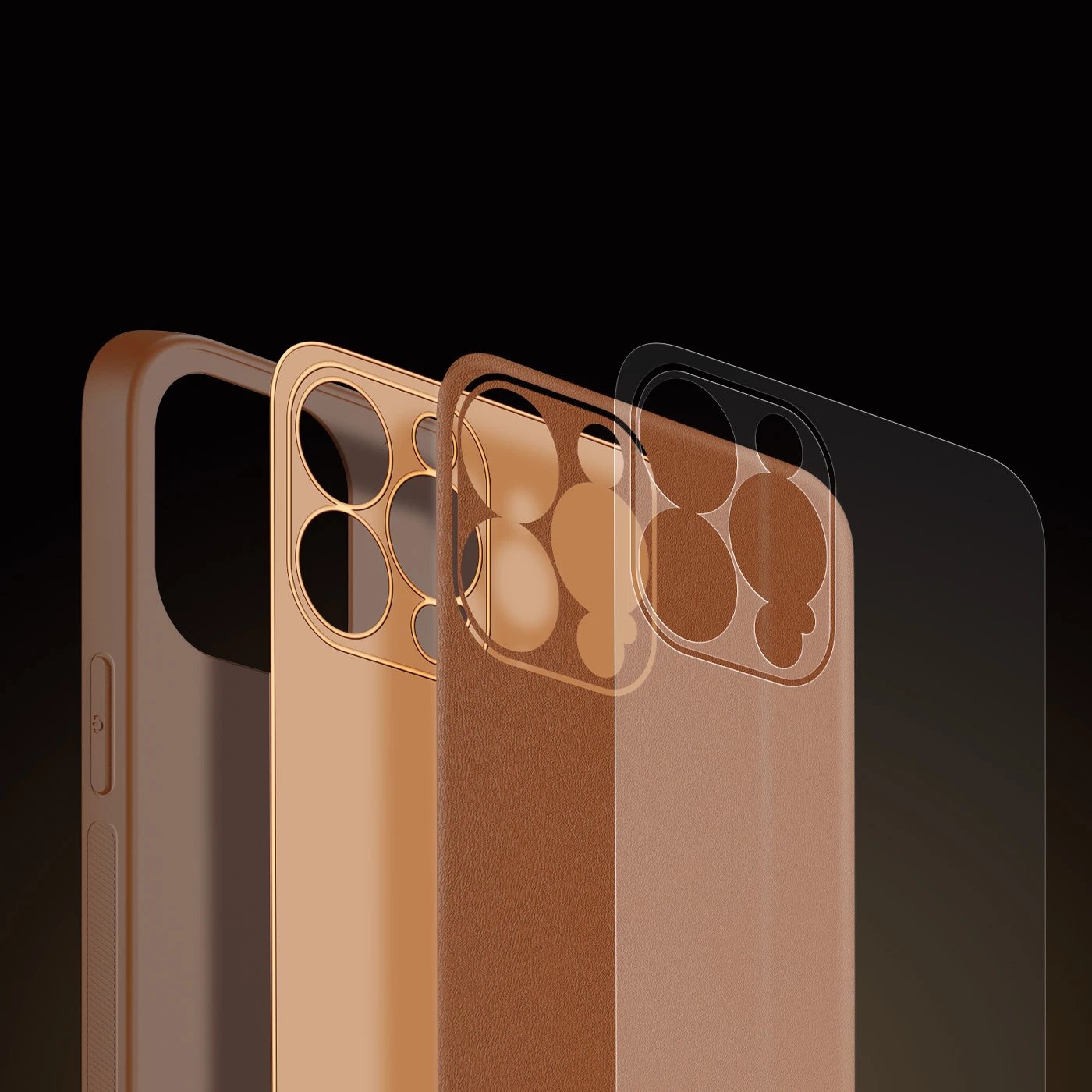 Mbështjellës Dux Ducis Yolo për iPhone 14 Pro, Kafe