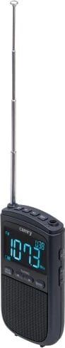Radio portative, Camry CR 1905, AM/FM, ekran LCD, USB-C, 20 stacione, alarm, bateri 900 mAh