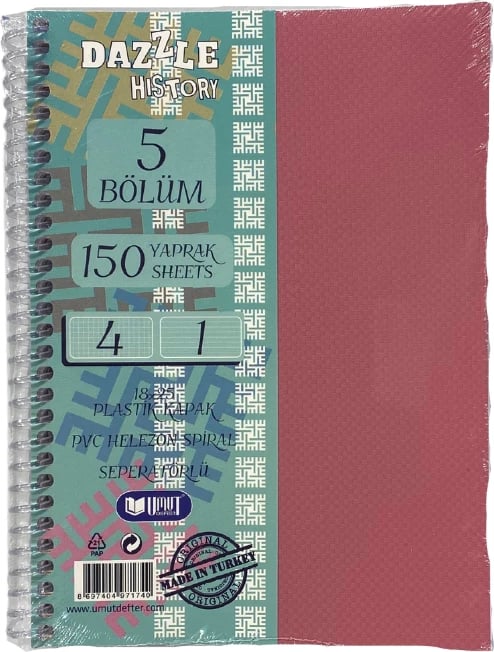 FLETORE B5 ME NDARJE 4+1 150FL 1/24