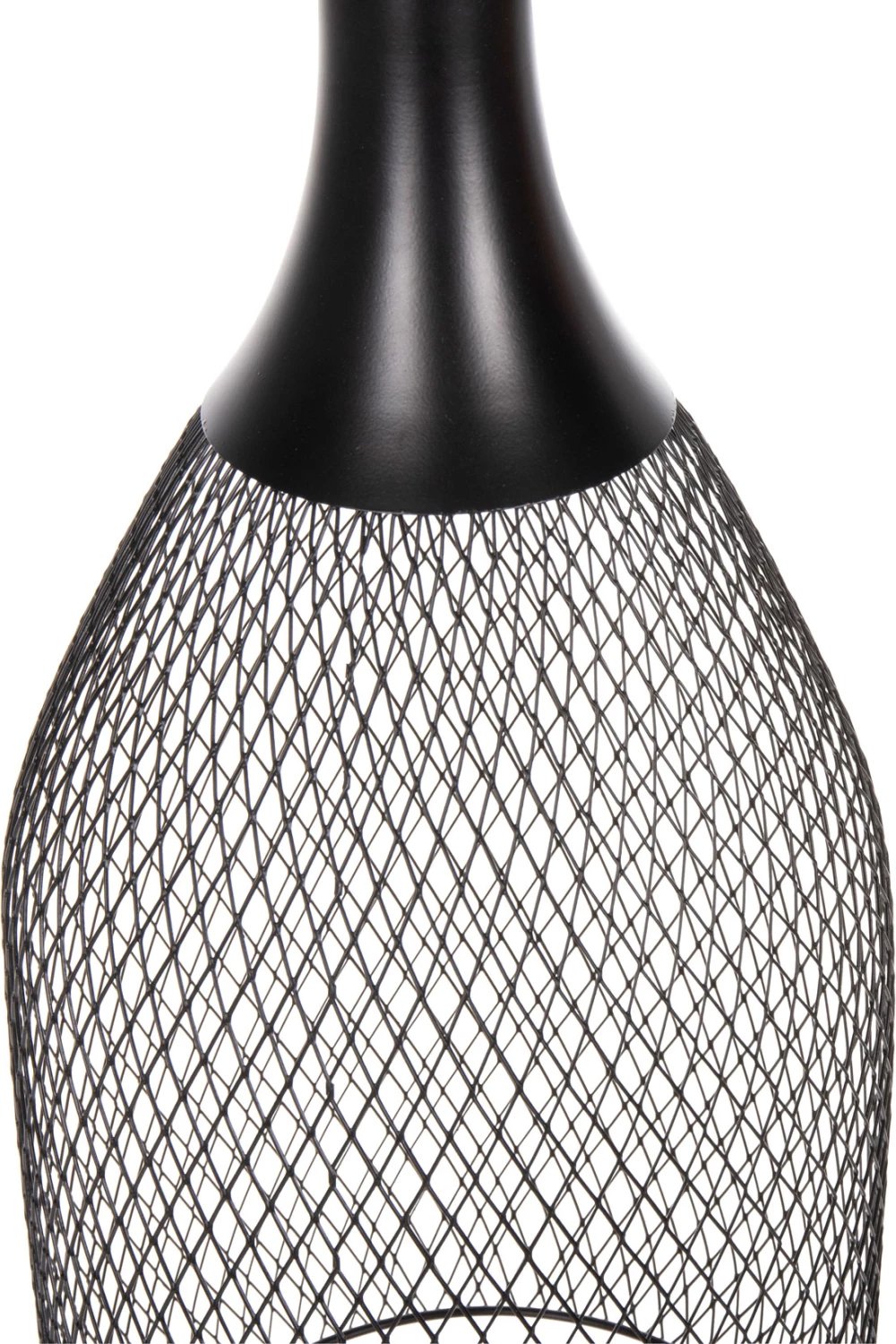 Llampë varëse tavani, rrjetë metali e zezë, FH4105, Φ20x145H cm Llampë varëse tavani, rrjetë metali e zezë, FH4105, Φ20x145H cm