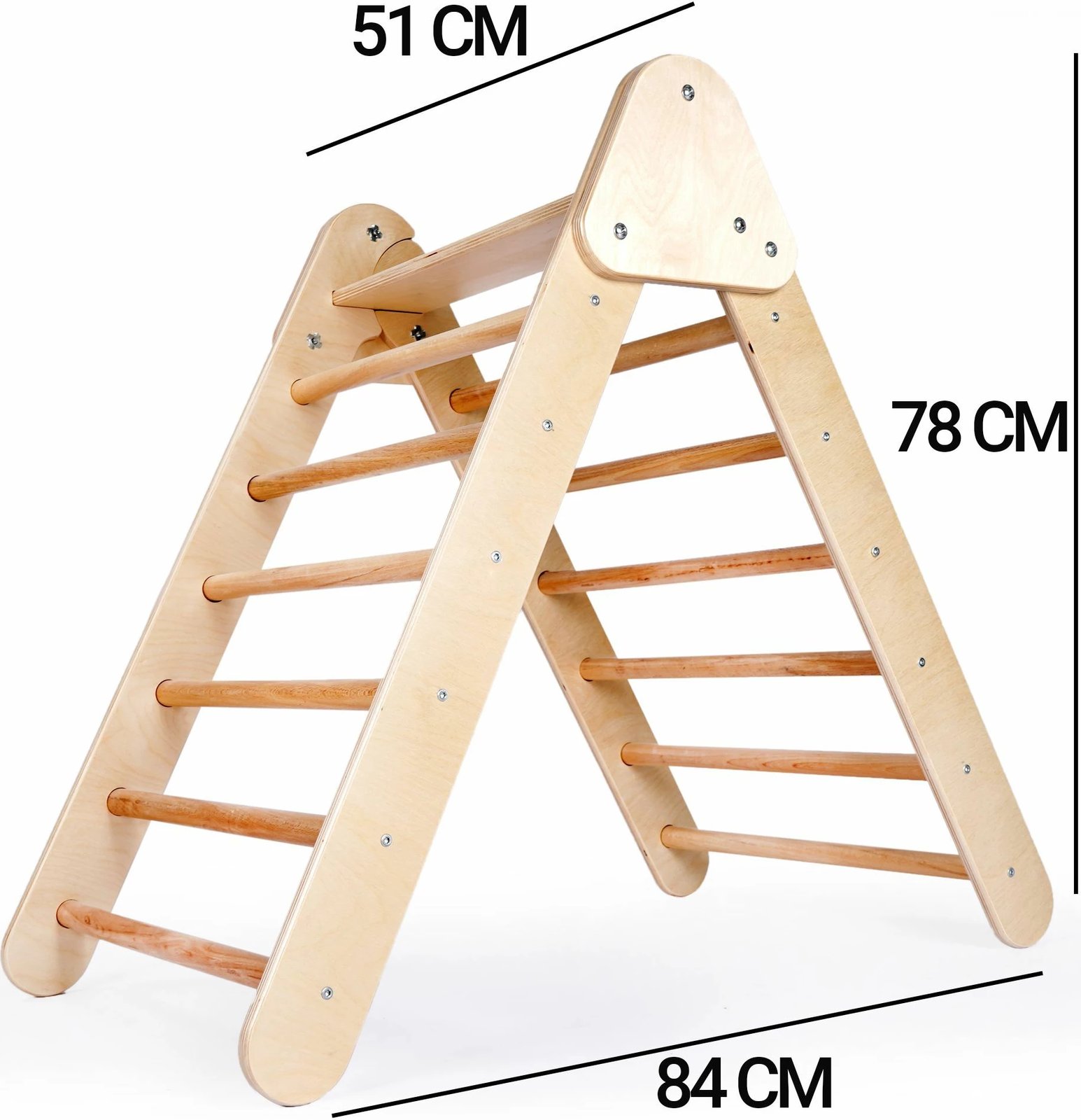 Klimbues Pikler, ngjyrë lisi, Skye Decor, BLTYZ-AKTV015