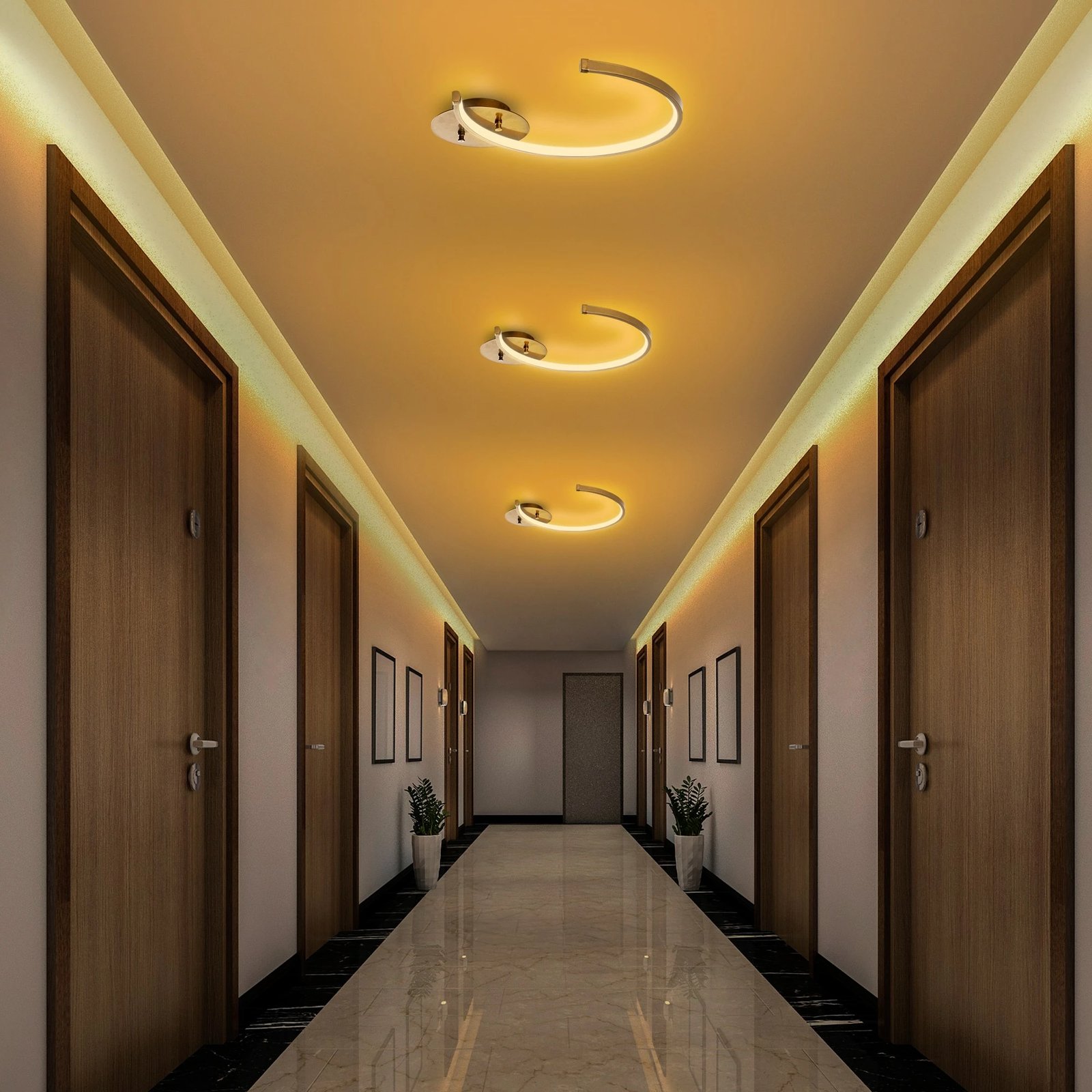 Llambë tavani Opviq, Moon - 13326, ngjyrë ari Llambë tavani Opviq, Moon - 13326, ngjyrë ari