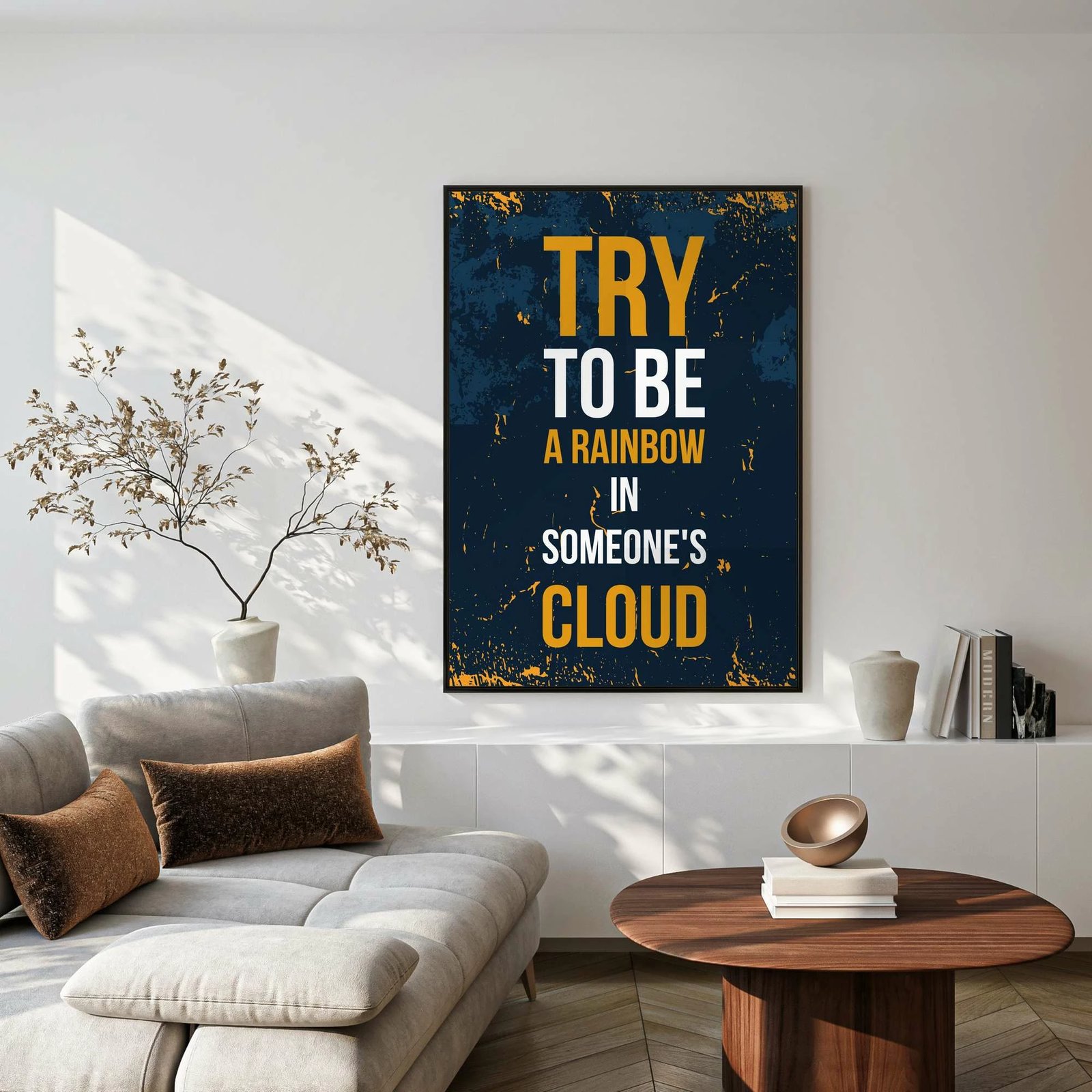 Pikturë dekorative me kornizë, MDF, shumëngjyrëshe, Wallity Mp-00107, 40x50cm