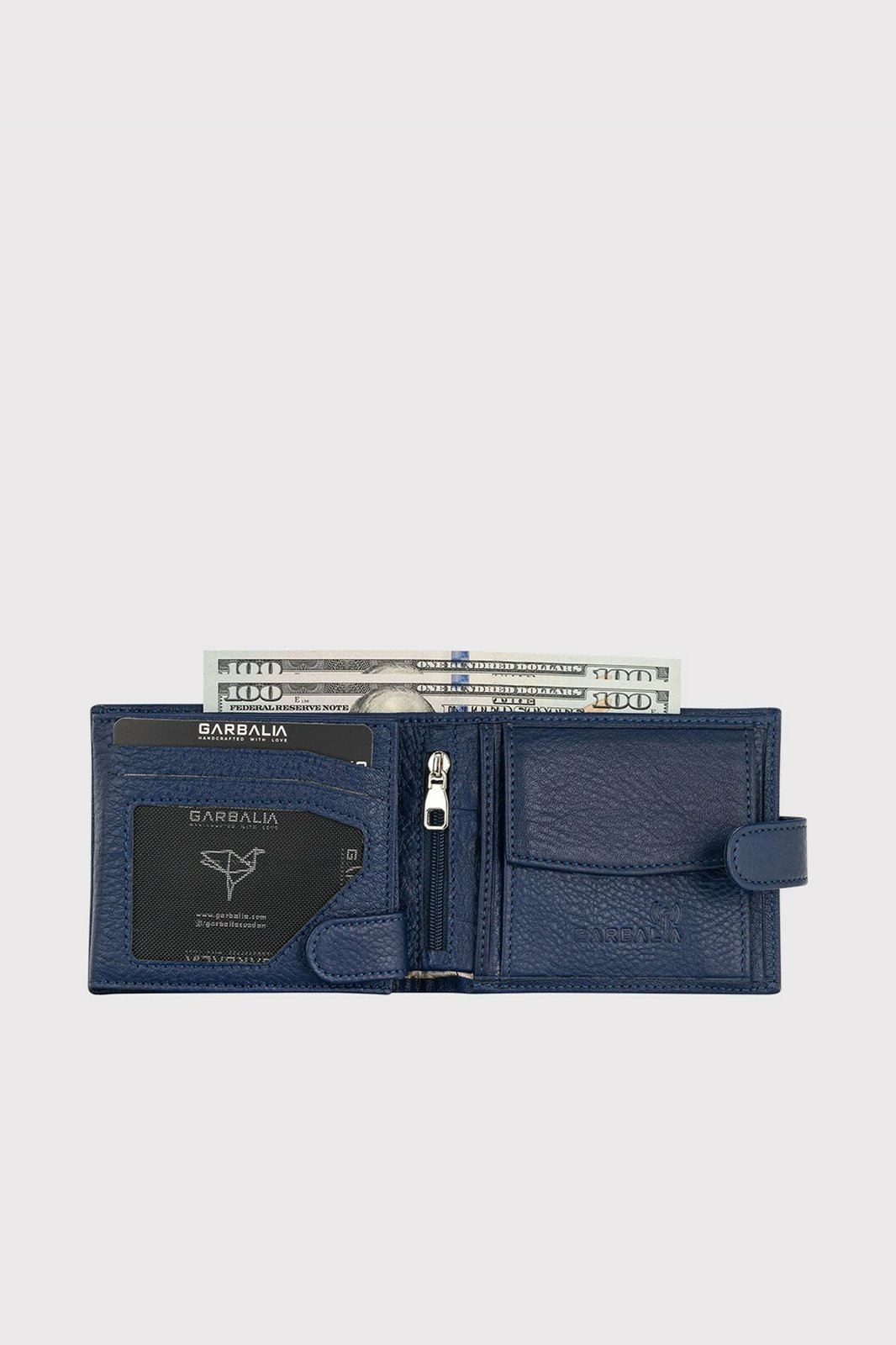 Portofol për burra, ngjyrë e kaltër e errët, Zoozie Bags, Chelsea