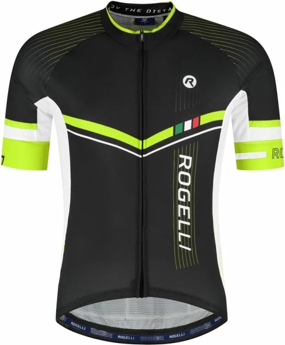 Fanellë çiklizmi për meshkuj Rogelli, e zezë dhe e verdhë