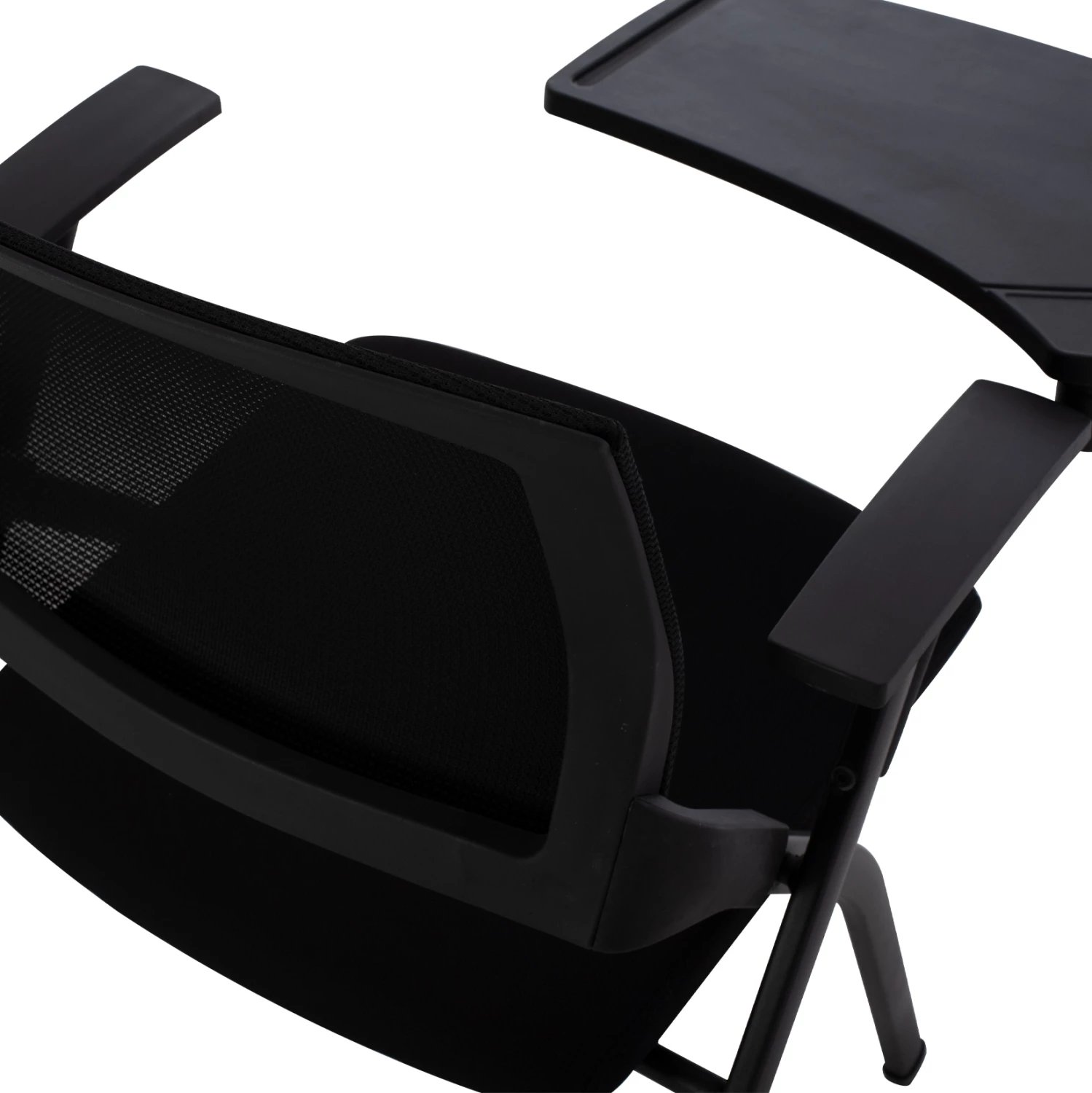 Karrige konferencash me tavolinë, e zezë, FH1168.01, 64x55x82 cm