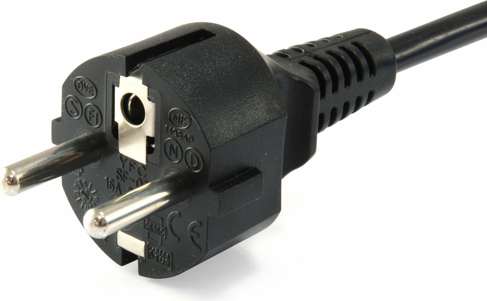 Kabllo rryme Equip 112151, 3m, plug F, C5 coupler, e zezë