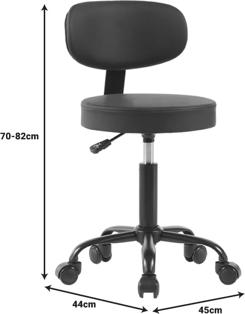 Karrige për zyre Mafeshi, e zezë