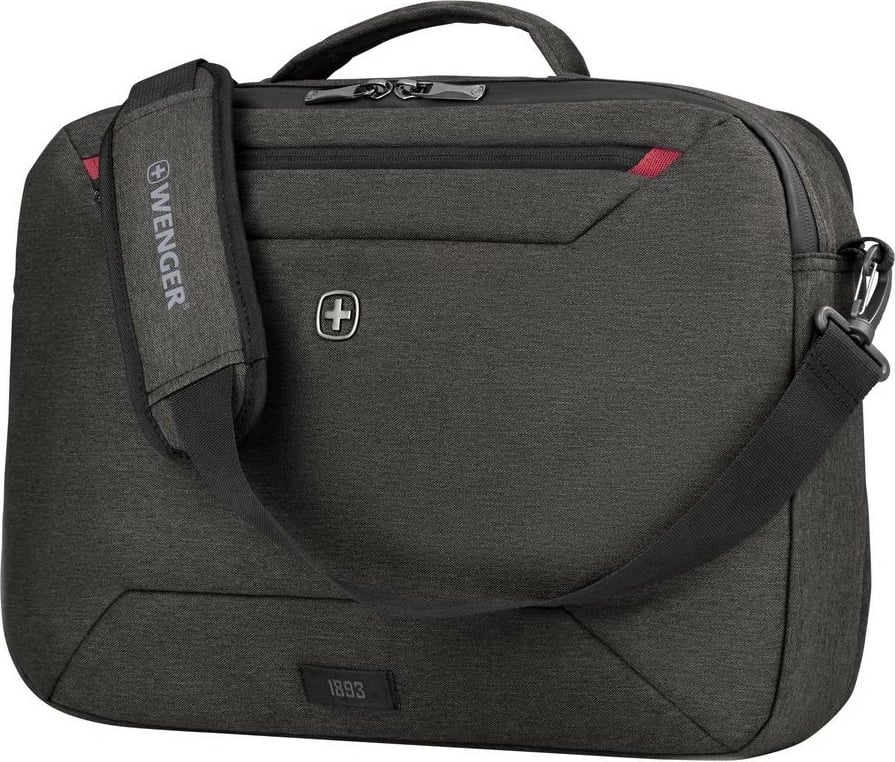 Çantë laptopi Wenger MX Commute 16 inç me rripa shpine, e zezë