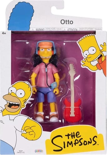 The Simpsons Otto with Electric Guitar 12cm Collectible Figure