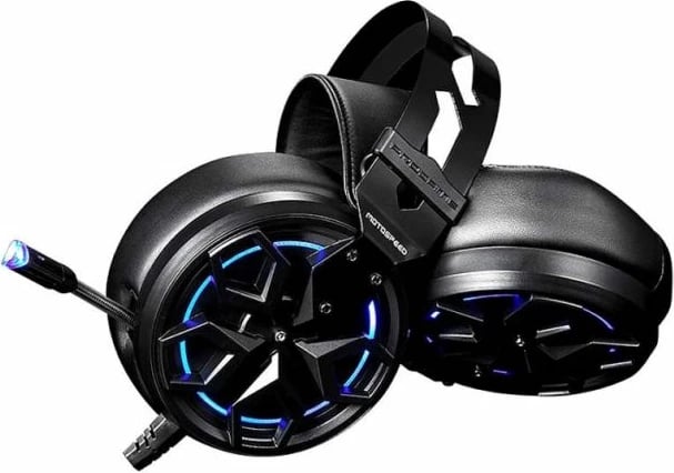 Kufje për Gaming me mikrofon, Motospeed H60, të zeza