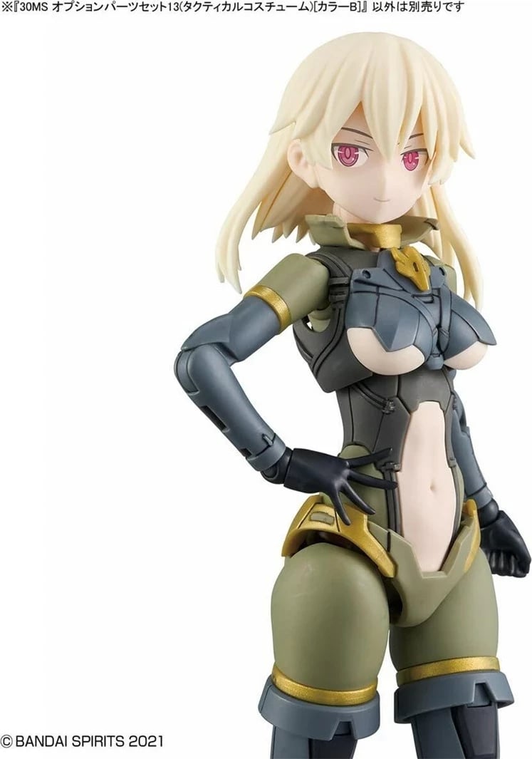 Set pjesësh opsionale Bandai 30MS Option Parts Set 13 Tactical Costume Color B