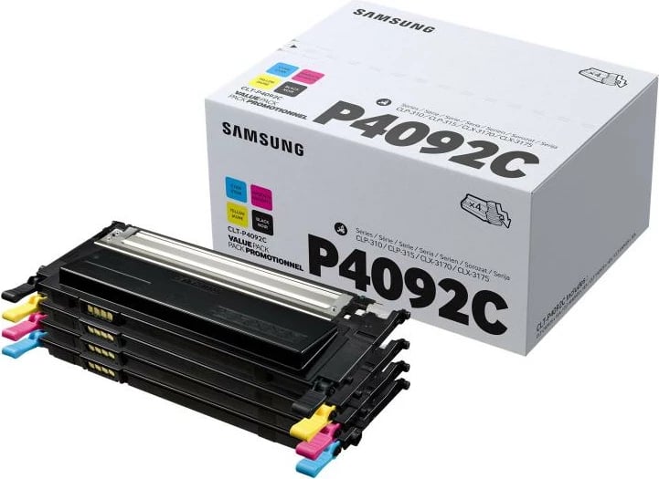 Set toner, Samsung CLT-P4092C SU392A, rendiment 1,140–1,700 fq., CMYK, set 4-copësh