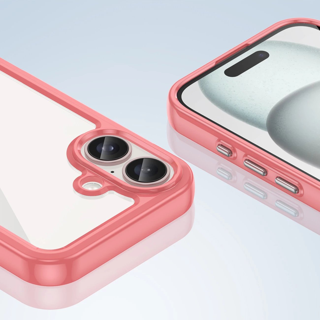 Mbështjellës Hurtel Outer Space Case për iPhone 16 Plus, kuqe