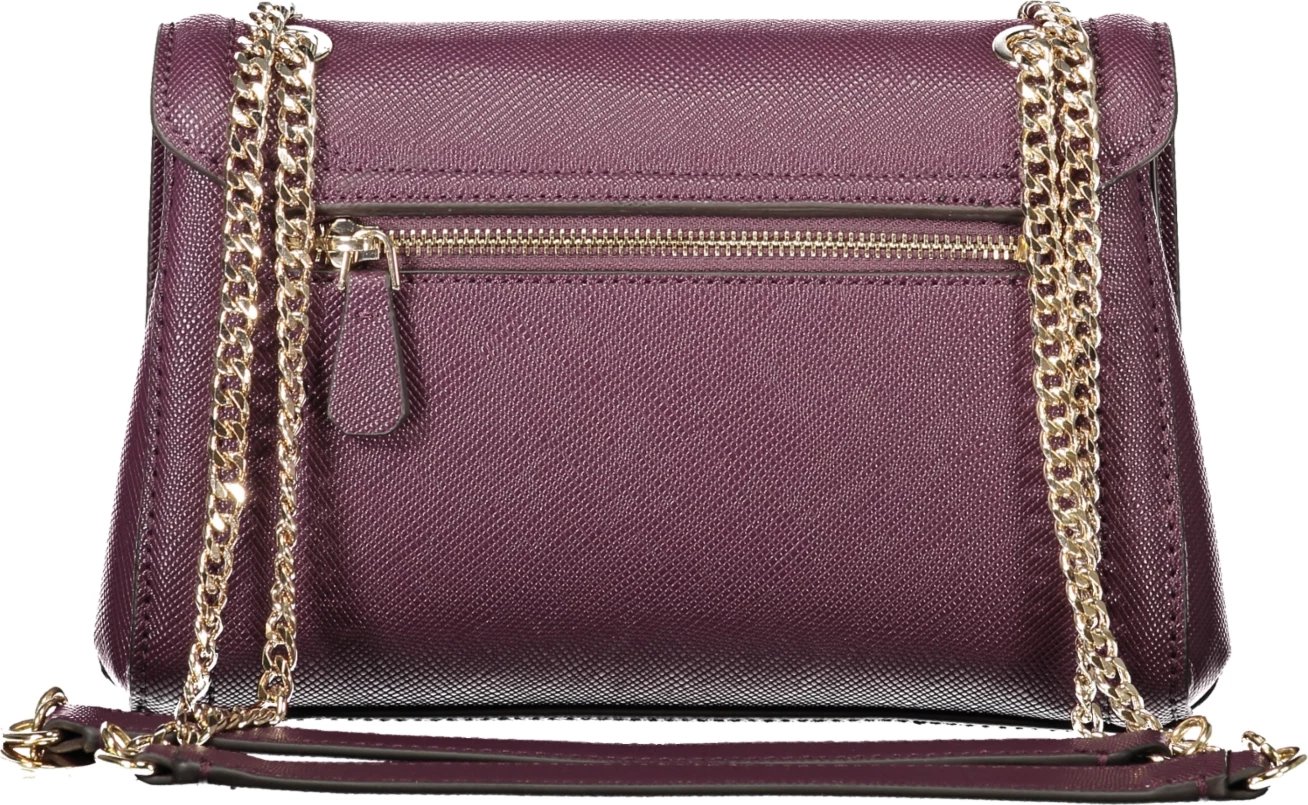 Çantë GUESS JEANS Noelle femra, e purpurt