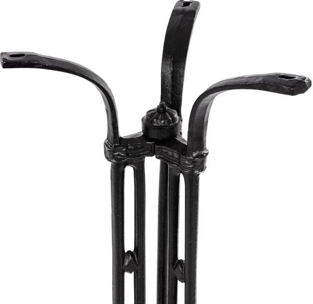 Bazë për bar prej gize, ngjyrë e zezë, FH446, 3 këmbë, 50x50x105 cm