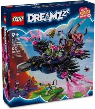 Set ndërtimi LEGO DREAMZzz 71478 Northern Raven Neverknow, 1203 pjesë, shumëngjyrësh