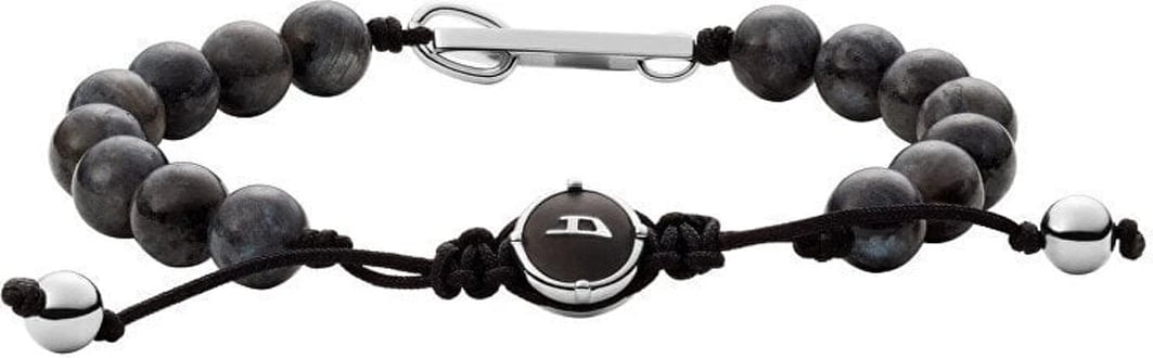 Byzylyk për meshkuj DIESEL BEADS, i zi