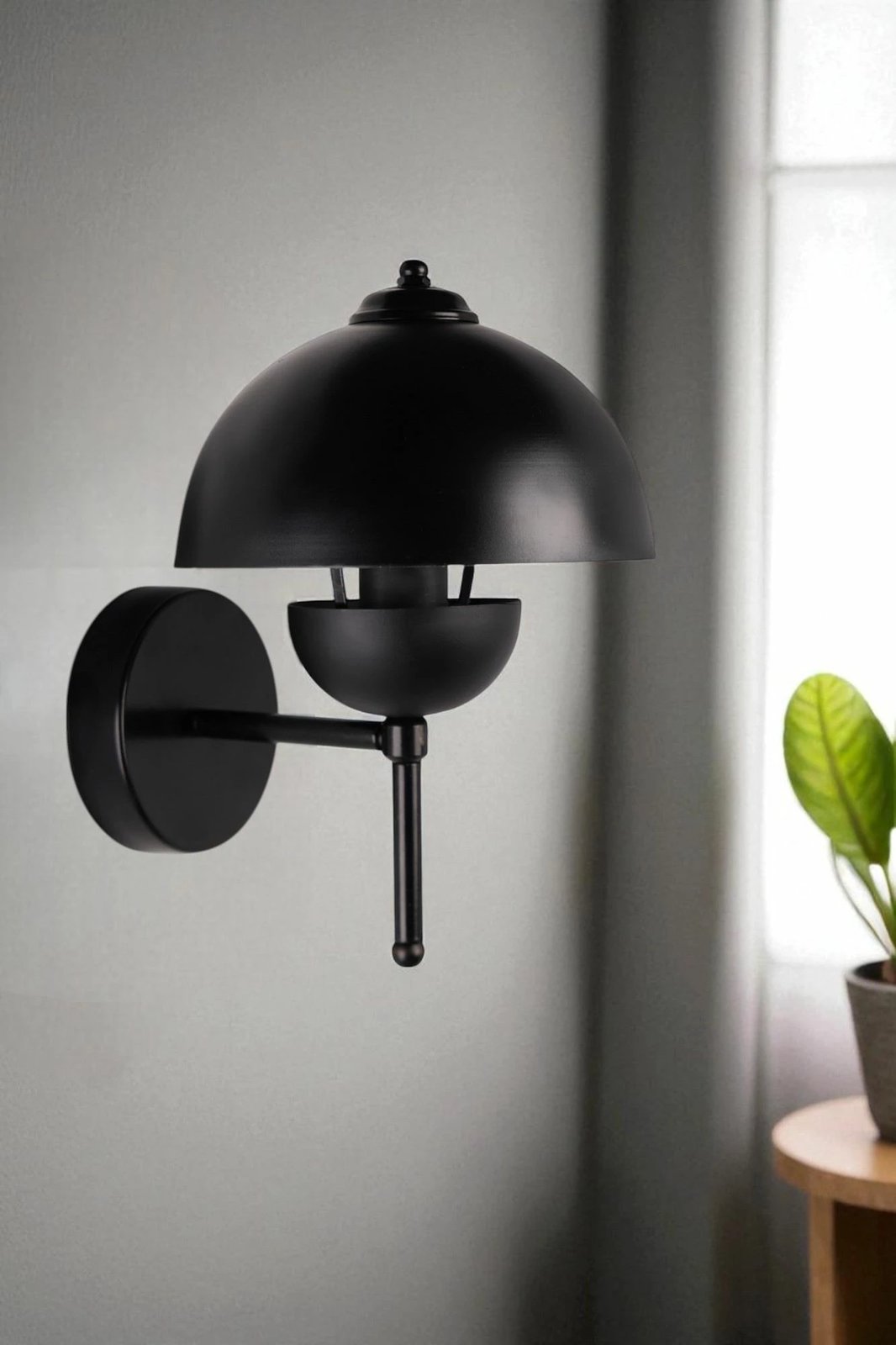 Llambë muri Opviq, e zezë, 9079-1