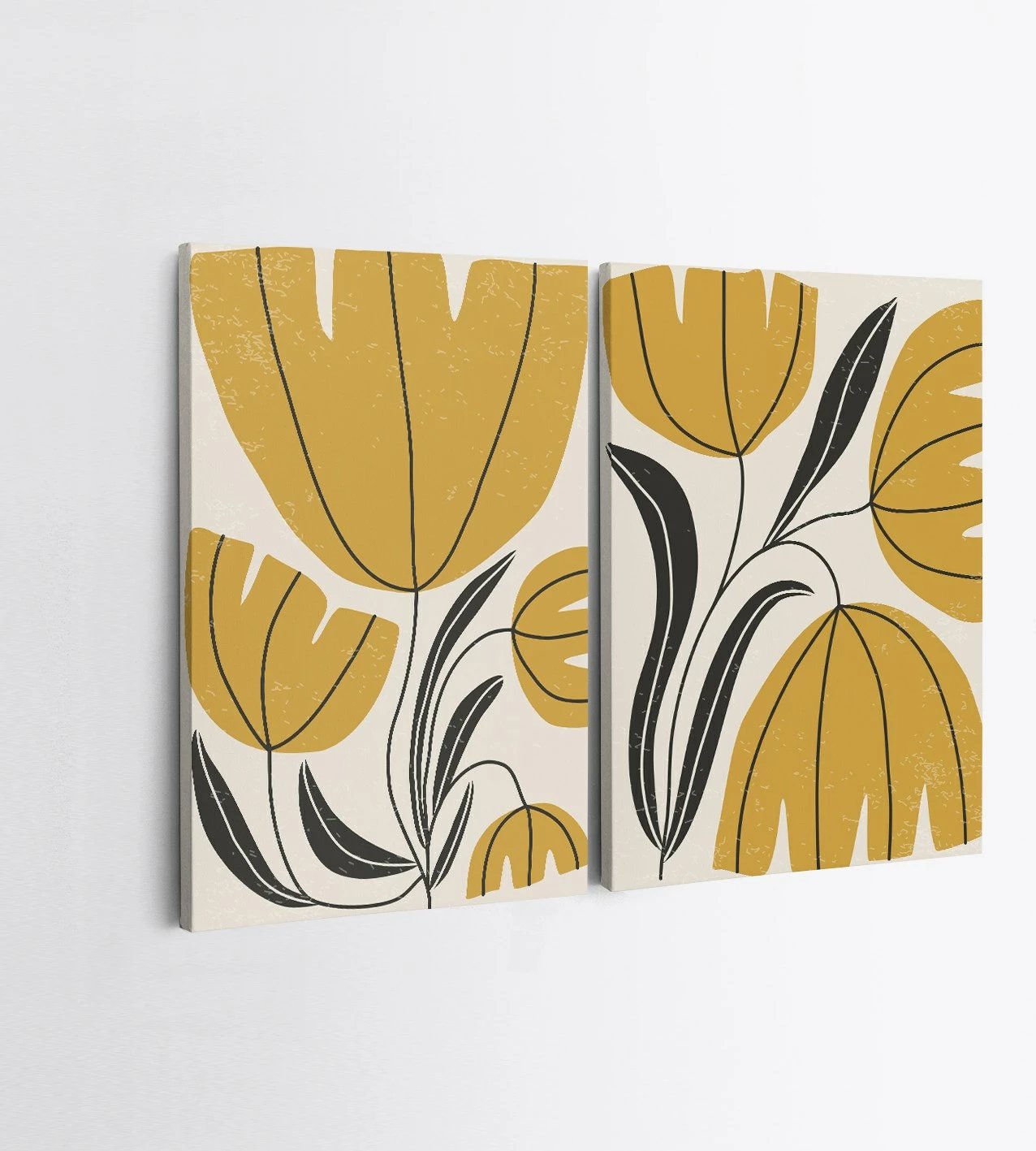 Pikturë dekorative në kanavacë (2 copë), Wallity, 2KNV4317, 70x100