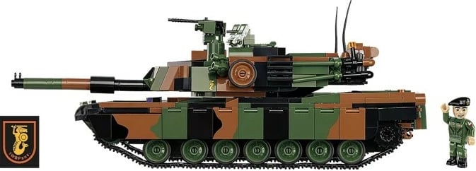 Set blloqe ndërtimi, Cobi, M1A2 SEPv3 Abrams COBI-2633, 1065 copë, shkallë 1:35, 1 figurë, 10+, kamuflazh